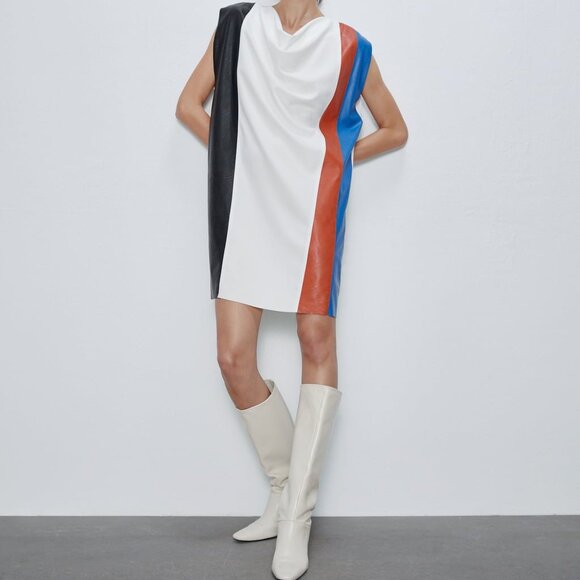 Zara Faux leather dress - Picture 10 of 10